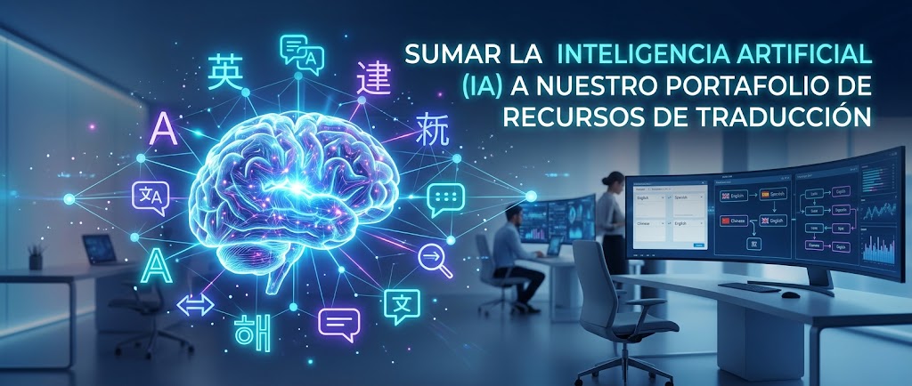 Invitación: Sumar la inteligencia artificial a nuestro portafolio de recursos de traducción